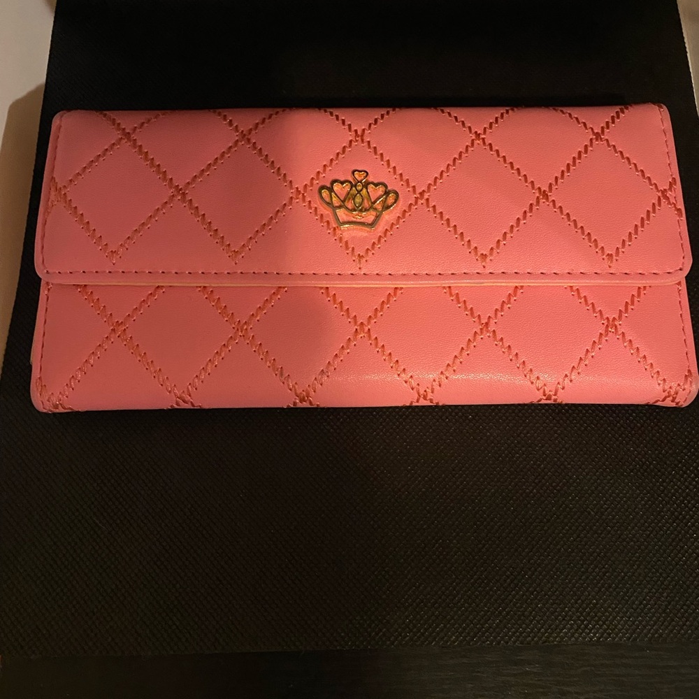 Pink Wallet with Crown